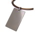 Dog tag, pendant made of stainless steel, 40x25mm