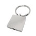 Ash keychain square made of stainless steel